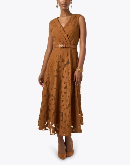 Liriche Brown Lace Dress