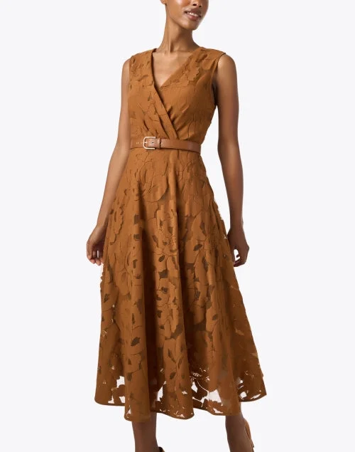 Liriche Brown Lace Dress