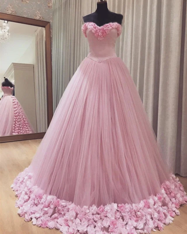 Flower Sweetheart Quinceanera Dresses Ball Gown