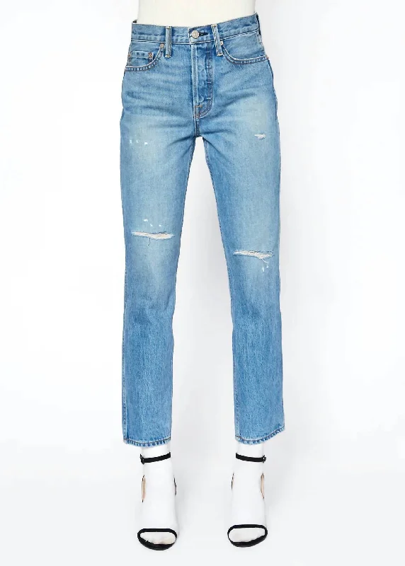 Shop Smart, Save Big!Claude High Rise Straight Crop Pant In Georgia