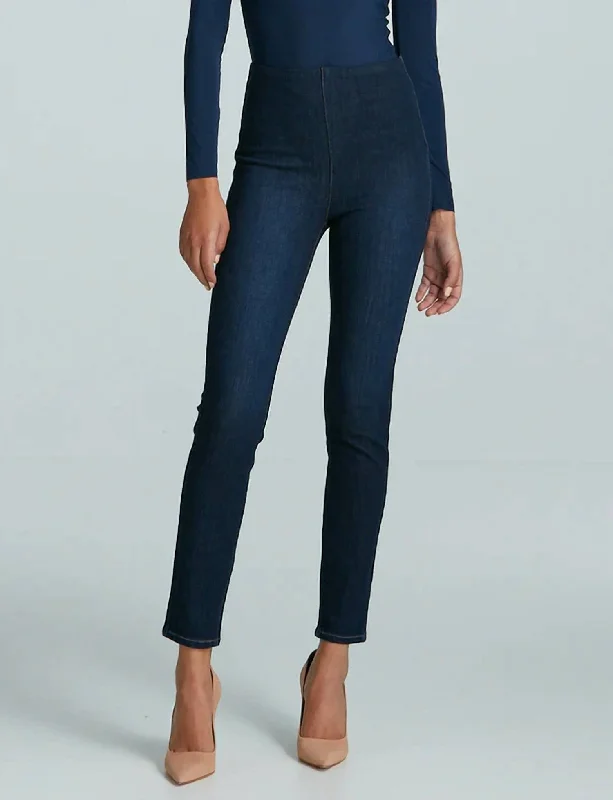 Hurry! While Supplies Last!Do It All Denim Legging In Dark Indigo