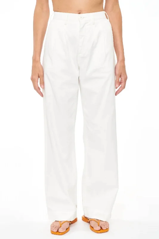 Lowest Prices Guaranteed!Ellery High Rise Wide Leg Trouser In Alabaster