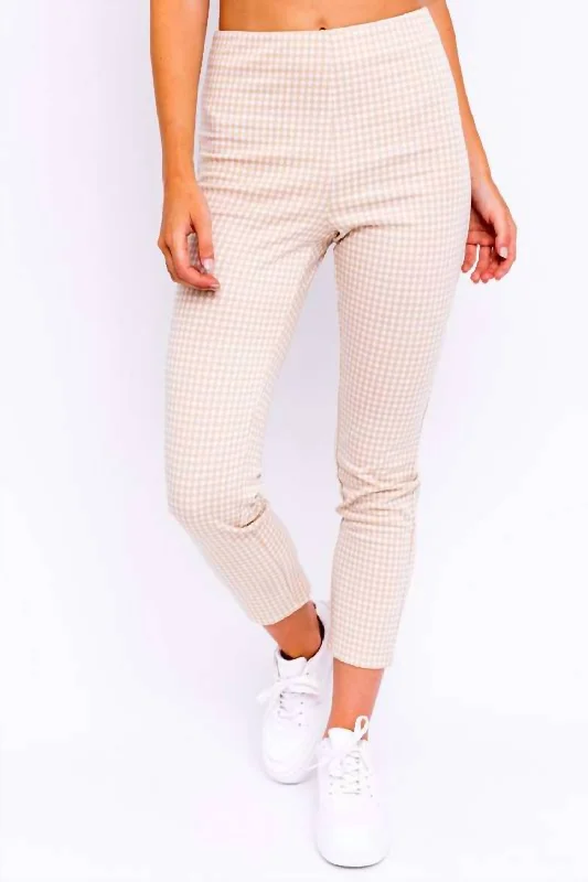 Your Favorite Sale is Back!Retro Checker Pants In Pink