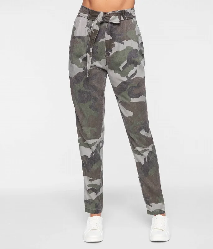 Shop Before It’s Gone!Sash Belt Pant In Camo