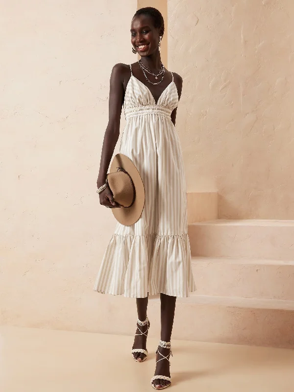 Stock Up and Save!Poplin Maxi Dress