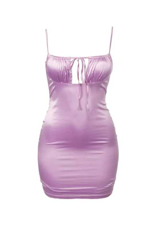 Your Discount is Waiting!Bodycon Mini Dress In Lavender