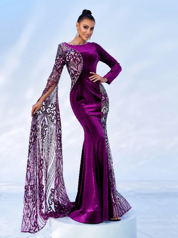 Limited Edition, Limited Price!Velvet Embroidered Mother of the Bride Dress DH80166 Limited Edition, Limited Price!Velvet Embroidered Mother of the Bride Dress DH80166