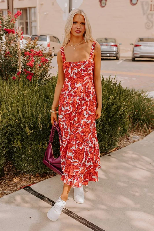 Stock Up and Save!Catalina Dreaming Floral Midi